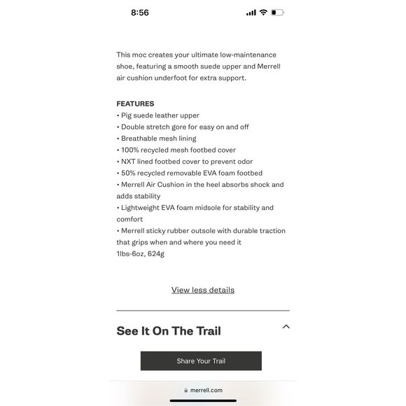 Merrell Jungle Moc Waterproof Shoes Size 8 - Picture 4 of 12